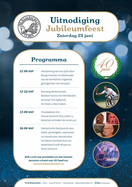 programma jubileumfeest
